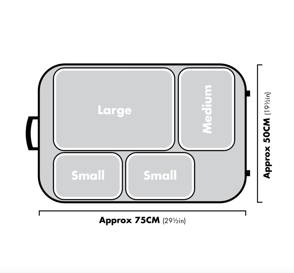 Pack de 6 Organizadores de maleta Packing Pals™ Azul - Plane Pal Chile
