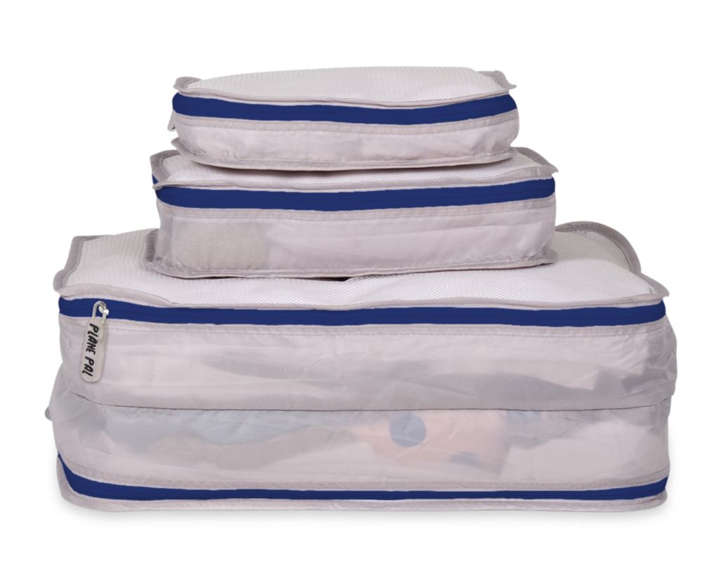 Pack de 6 Organizadores de maleta Packing Pals™ Azul - Plane Pal Chile