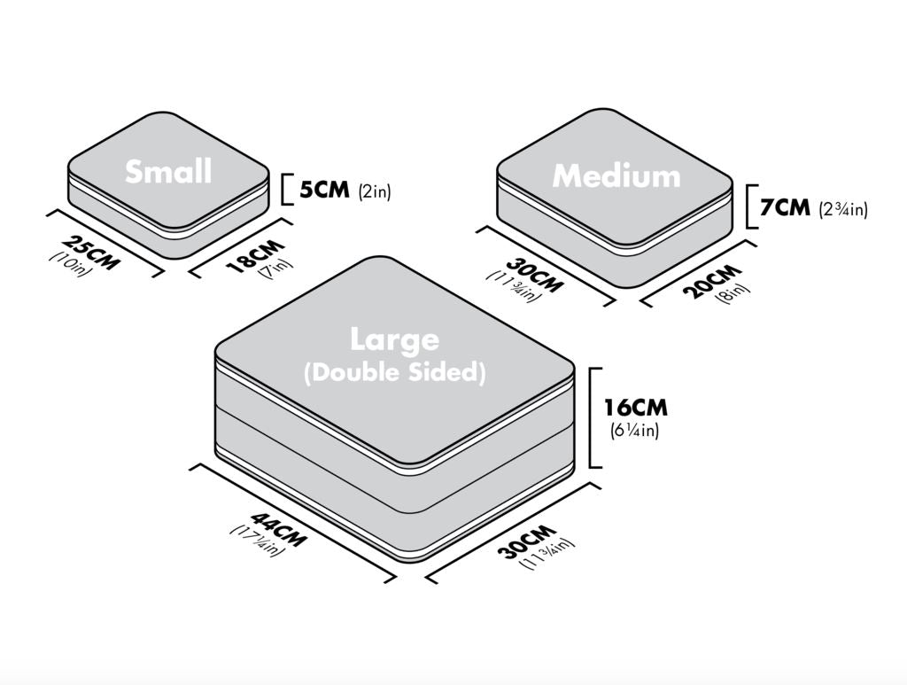 Pack de 3 Organizadores de maleta Packing Pals™ Blanco - Plane Pal Chile