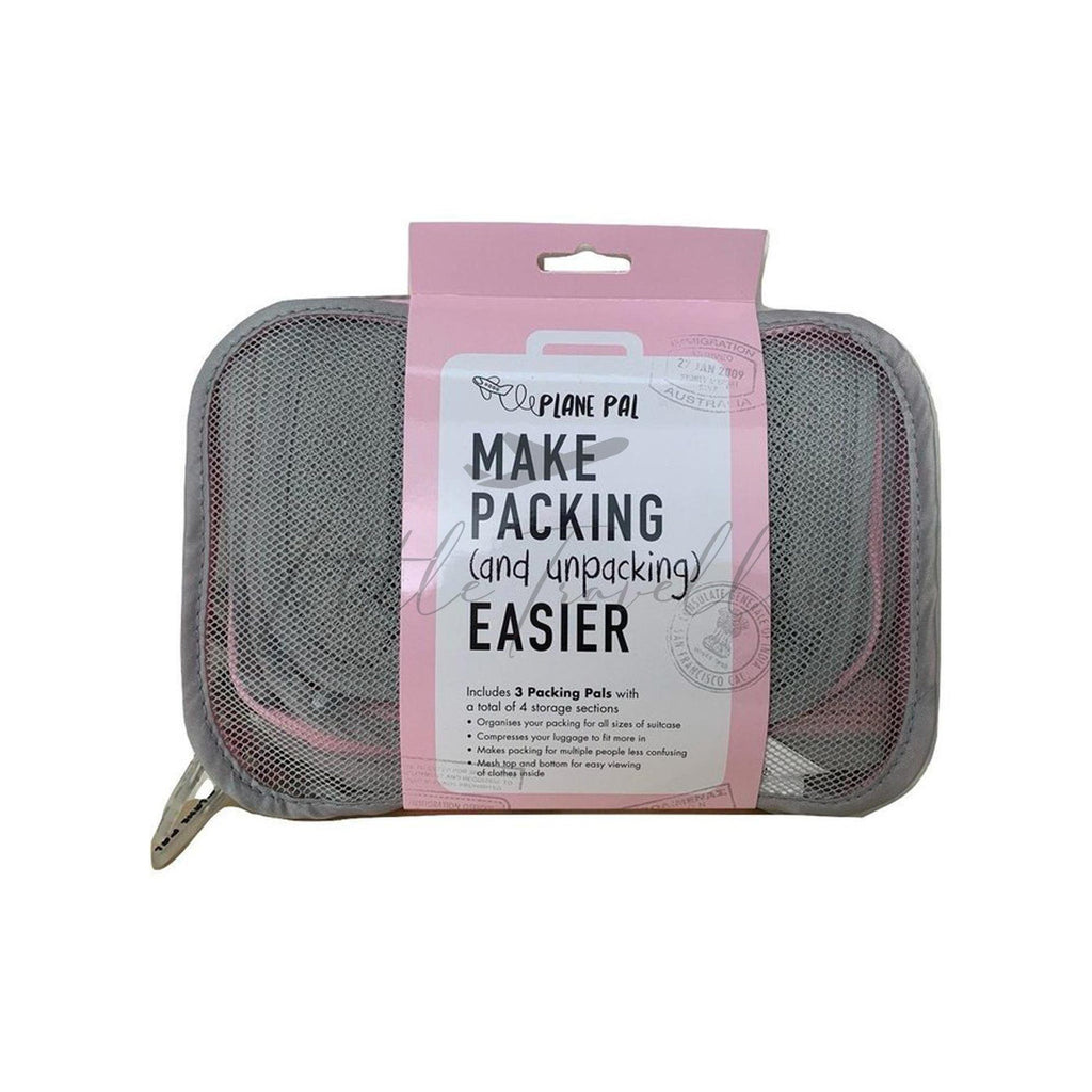 Pack de 3 Organizadores de maleta Packing Pals™ Blanco - Plane Pal Chile